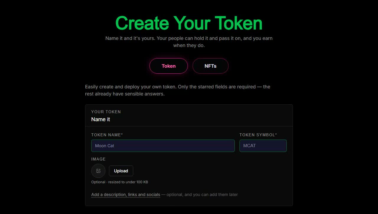 Making a token on SafeMemes